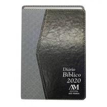 Diario biblico 2020 - luxo - cinza com preto - AVE MARIA