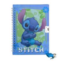 Diário Com Cadeado Stitch 20372945