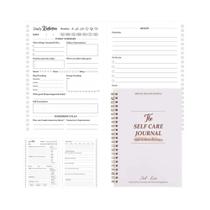 Diário De Autocuidado A5 Com 50 Folhas, Planejador Sem Data Para Afirmações, Reflexão, Otimismo,