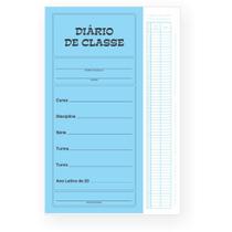 Diário de Classe Mensal 12 Folhas Pacote com 50 - 15CM X 32CM