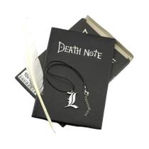 Diário de Couro A5 Death Note - Caderno Colecionável para Escola e Anime