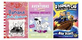 Diário De Um Banana 19 + As Aventuras De Priminha Irritante No Reino Dos Unicórnios + O Homem-cão 11