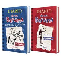 Diário de um Banana - Vol.1 Um Romance em Quadrinhos + Diário de um Banana - Vol.2 - Rodrick e o Cara - Jeff Kinney - Livro