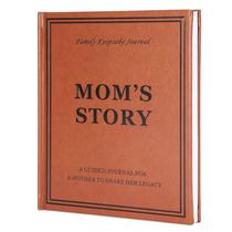 Diário guiado YOELOVE Mom's Story, capa dura em couro