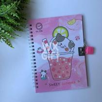 Diário Infantil Astronauta ou Gatinho - Interponte / WX Gift