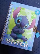 Diario Infantil Caderno com Cadeado Disney Princesas Mickey Stitch Minnie Ariel Sereia 48FL Presente
