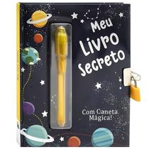 Diário Infantil Secreto Caneta De Tinta Invisível Com Cadeado
