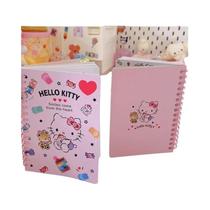 Diário Portátil A6 Kawaii Sanrio Melody Kitty Cinnamoroll Kuromi, Caderno Colorido, Presente Ideal
