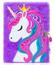 Diário YOYTOO Unicorn com fechadura e chaves 160 páginas para meninas Diário YOYTOO Unicorn com fechadura e chaves 160 páginas para meninas