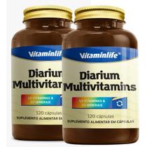 Diarium Diário Multivitamínico 120 Cápsulas Diversas Quantidades Vitamin Life Diarium Diário Multivitamínico 120 Cápsulas Diversas Quantidades Vitamin Life