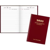Diary AT-A-GLANCE 2023 Daily Standard 5,5x8" capa dura vermelha Diary AT-A-GLANCE 2023 Daily Standard 5,5x8" capa dura vermelha