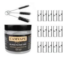 Dicas de filtro de vidro CAMVAPE Premium Big Size para rolo manual
