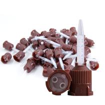 Dicas de mistura LA MIERE 100/pk 1:1 Brown (curto) para cimento Dicas de mistura LA MIERE 100/pk 1:1 Brown (curto) para cimento