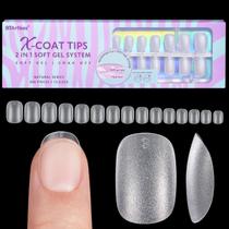 Dicas de unhas Bartbox Extra Short Square Gel Nail Tips x300 Dicas de unhas Bartbox Extra Short Square Gel Nail Tips x300