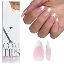 Dicas de unhas em gel francês Btartbox Nails XCOATTIPS Pink Ammond