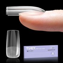 Dicas de unhas Five Angeles Tipex Instant Apex Square Medium