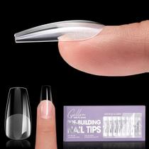 Dicas de unhas GELLEN Tipex Instant Apex Medium Coffin Clear x320 Dicas de unhas GELLEN Tipex Instant Apex Medium Coffin Clear x320