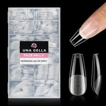 Dicas de unhas UNA GELLA Medium Coffin 504 unidades para extensão de unhas