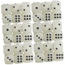 Dice Alasum Luminous Glow in The Dark 36 unidades de acrílico preto Dice Alasum Luminous Glow in The Dark 36 unidades de acrílico preto