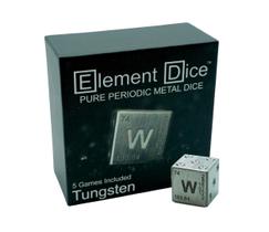 Dice Element Dice Tungsten (W) D6 Tabletop Gaming Colecionável Dice Element Dice Tungsten (W) D6 Tabletop Gaming Colecionável