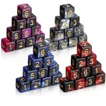 Dice Set Open 40 unidades de 16 mm, jogos poliédricos D6 para jogos de tabuleiro