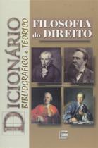 Dicionario bibliografico e teorico - filosofia do