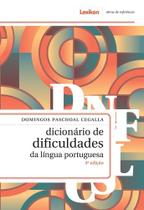 Dicionario de dificuldades da lingua portuguesa