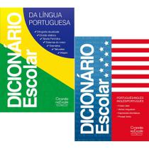 Dicionário Escolar Inglês e Português Kit 2 Volumes Atualizados