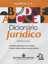 DICIONÁRIO JURÍDICO - Autor: HILDEBRAND, ANTONIO ROBERTO
