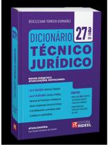 Dicionário técnico jurídico - 2024 - RIDEEL EDITORA **