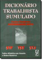 Dicionário Trabalhista Sumulado Dicionário Trabalhista Sumulado