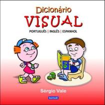 Dicionário visual português - inglês - espanhol infantil - KOMEDI