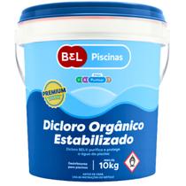 Dicloro Orgânico Estabilizado Bel Piscinas 10kg 60% Ativo