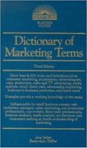 Dictionary Of Marketing Terms - Third Edition - Barron's Educational