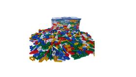 Didático brinquedo- 400 peças de montar- pecinhas coloridas infantis-desenvolve coordenação motora-criatividade-brinqued