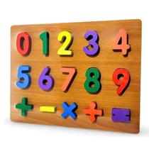 Didático Infantil Aprenda Brincando Cores E Números com 16 Peças DM TOYS