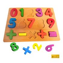 Didaticos Aprenda Brincando Cores e Numeros DM Toys Jogo de Encaixar Brinquedo Recreativo Educativo