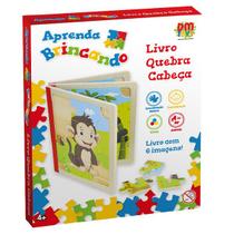 Didaticos Aprenda Brincando Livro Quebra Cabeça DM TOYS DMT6732 Didaticos Aprenda Brincando Livro Quebra Cabeça DM TOYS DMT6732