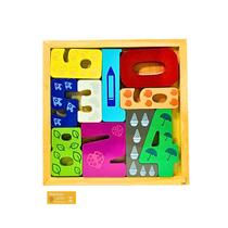 Didaticos Aprenda Brincando Quebra Cabeca Numeros DM Toys Brinquedo Pedagogico Recreativo