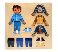 Didaticos Aprenda Brincando Troca Roupinha Menino DM Toys Brinquedo Infantil Recreativo Didaticos Aprenda Brincando Troca Roupinha Menino DM Toys Brinquedo Infantil Recreativo