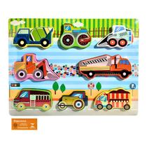 Didaticos Aprenda Brincando Veiculos Sortidos 8 Pecas DM Toys Jogo Encaixar Brinquedo Recreativo Educativo Didaticos Aprenda Brincando Veiculos Sortidos 8 Pecas DM Toys Jogo Encaixar Brinquedo Recreativo Educativo