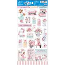 Die Cuts Litoarte Scrapbook Mon Monde Rose - LDC-020