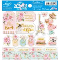 Die Cuts Litoarte Scrapbook Monde Rose - LDCH-006