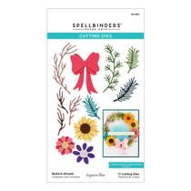 Die Set Spellbinders Build-A-Wreath gravada para cartolina