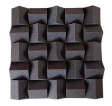 Difusor Acústico Alpha 70Mm 8 Placas Cinza Grafite Difusor Acústico Alpha 70Mm 8 Placas Cinza Grafite