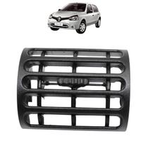 Difusor Ar Lateral Painel Clio 2000 01 02 03 04 Até 2016 Preto