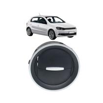 Difusor Ar Preto Central Aro E Botao Prata Gol 2013 A 2016