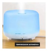Difusor Aromatizador Com Led 7 Cores 500ml Difusor Aromatizador Com Led 7 Cores 500ml