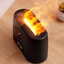 Difusor Aromatizador Decorativo Umidificador Ar Portátil Efeito Chama