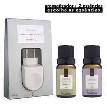 Difusor Aromatizador Elétrico + 2 Essências Via Aroma